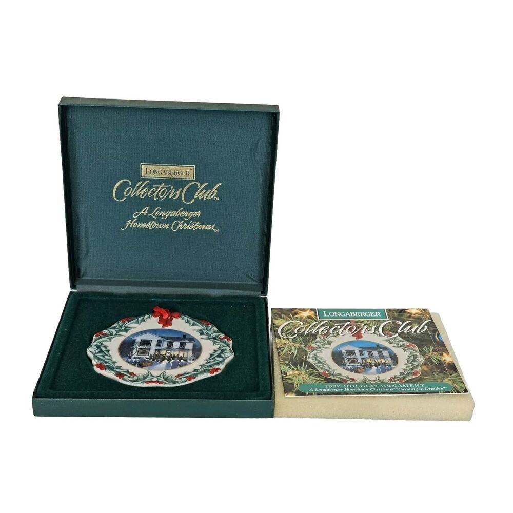 Longaberger Collectors Club 1997 Christmas Ornament- EUC mint in box